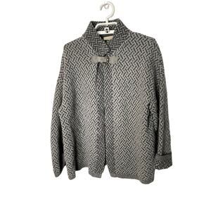 chiaramente womens wool blend cardigan sweater Size medium